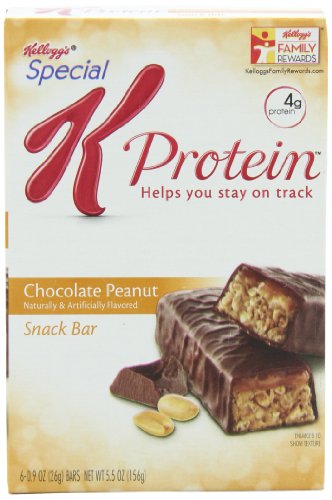 Special K Chocolate Peanut Protein Snack Bar, 0.9 Ounce, 6 Count (Pack of 3)