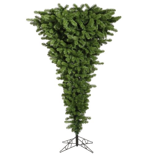 5.5' Green Upside Down Artificial Christmas Tree - Unlit