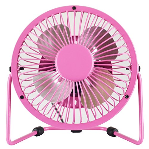 HOTGEE(TM) Quietness Metal Computer Laptop PC USB Plug Charger Mini Desk Cooler Fan with Nail Dust Collector Function