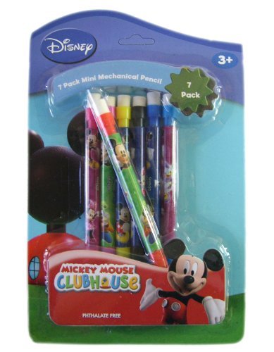 Disney Mickey Mouse Clubhouse 7pk Mini Mickey Mechanical Pencils - Mickey Pen...