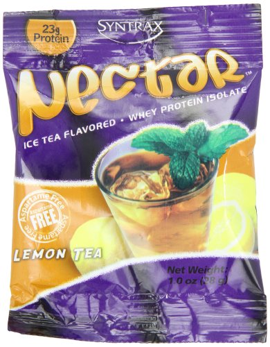 Syntrax nectar Grab N' Go, Lemon Tea, 1-Ounce Pouches (Pack of 12)