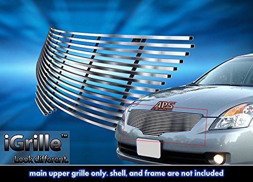 Fits 2007-2009 Nissan Altima Sedan Stainless Steel Billet Grille Grill Insert #N86476C