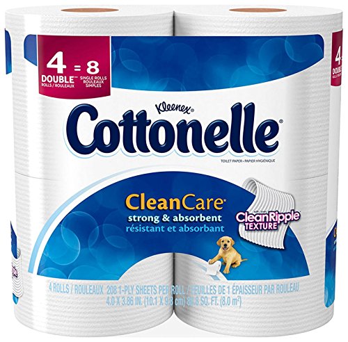 Cottonelle Clean Care Toilet Paper - Double Roll - 4 pk