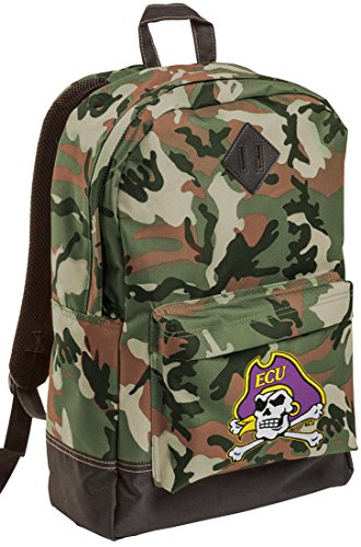 ECU Camo Backpack East Carolina Pirates Bag SCHOOL HUNTING TRAVEL