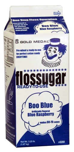 Cotton Candy Sugar Floss Boo Blue-Blue Raspberry(3.25 LBS)