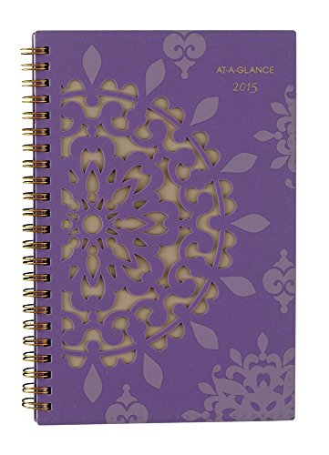 AT-A-GLANCE Weekly and Monthly Desk Planner 2015, Vienna, Wirebound, 4.88 x 8 Inch Page Size (122-200)