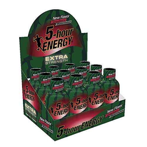 5 Hour Energy, Extra Strength Strawberry and Watermelon (24 Count)