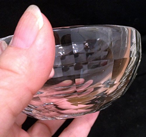 Amlong Crystal Clear Faceted Crystal Mini Bowl 3
