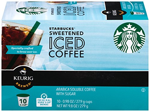 Starbucks Sweetened Iced Coffee, K-Cup for Keurig Brewers, 60 Count