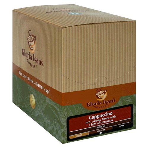 Gloria Jeans K-Cups, Cappuccino, 24-Count Box (Pack of 2)