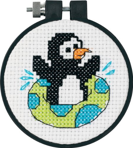 Dimensions Needlecrafts Counted Cross Stitch, Playful Penguin