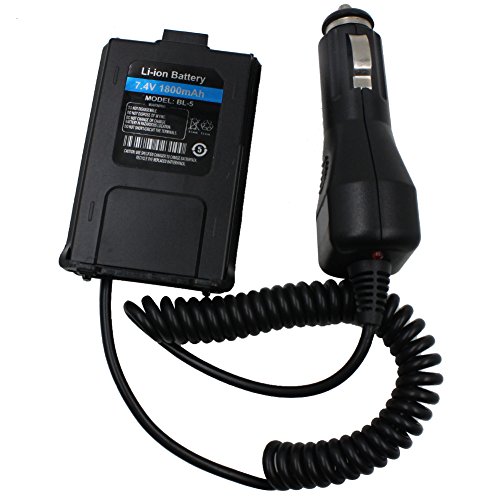 Tenq® Car Radio Battery Eliminator Adaptor for Bf-uv5r Baofeng Radio 12v