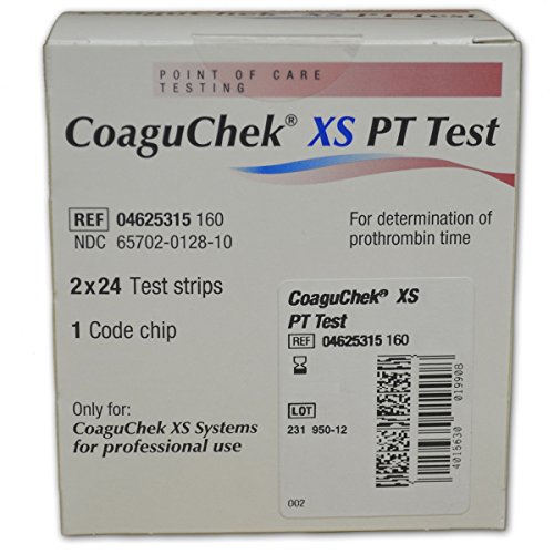 Coagucheck PT INR Test Strips, 48 per Box