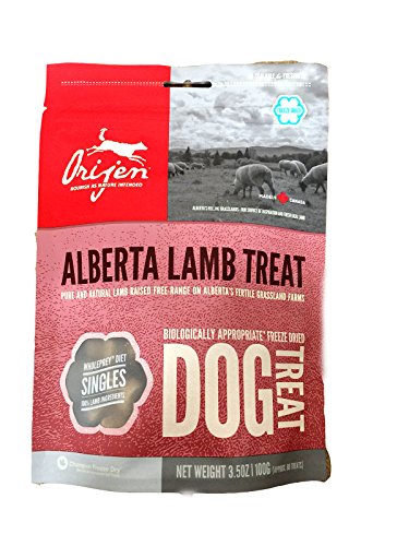 Orijen Freeze Dried Dog Treats Alberta Lamb 3.5oz (Pack of 6)