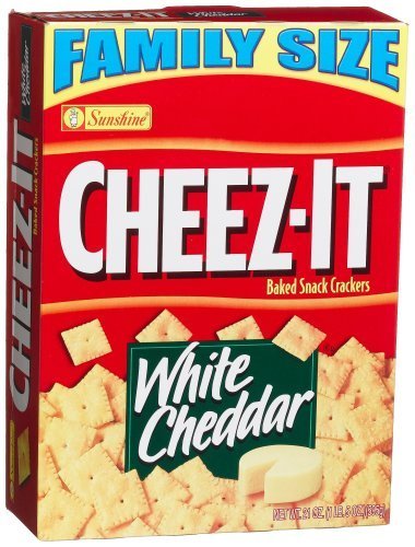 Cheez-It Baked Snack Crackers, White Cheddar, 21-Ounce Boxes (Pack of 3) by Cheez-It