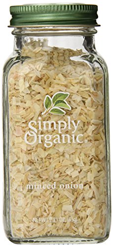 Simply Organic Onion, White Minced, Certified Organic, 2.21-Ounce Bottle