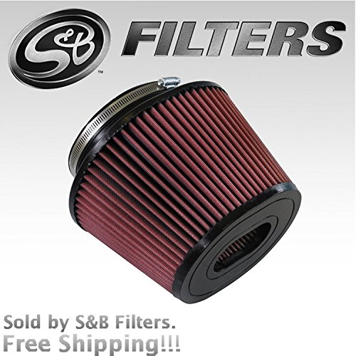 S&B Filters KF-1051 High Performance Replacement Filter (Cleanable, 8-ply Cotton)