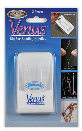 Bead Buddy Venus Big Eye Beading Needle, 2 Pieces