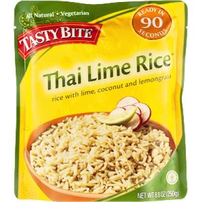 Tasty Bite Rice, Thai Lime 8.8 oz. (Pack of 6)