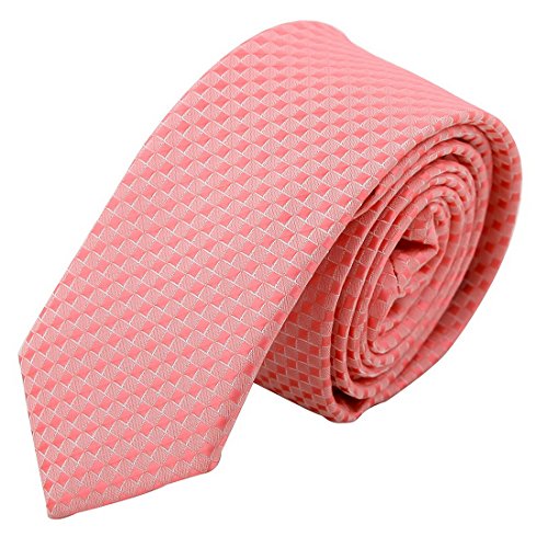 EAE1C02 Business Gift Various of Colors Mens Silk Skinny Tie Checkered By Epoint