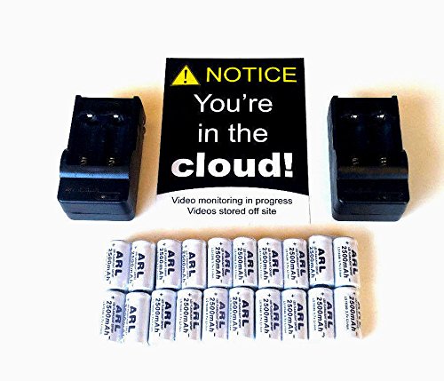 Rechargeable batteries kit for Netgear Arlo Security Camera - 20 battery pack