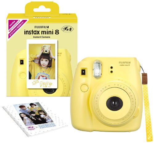 Fujifilm Instax Mini 8 INS MINI 8 YELLOW N Instant Camera 62 x 46mm (Yellow)