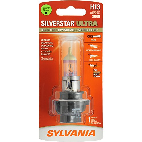 SYLVANIA H13 SilverStar Ultra High Performance Halogen Headlight Bulb, (Pack of 1)