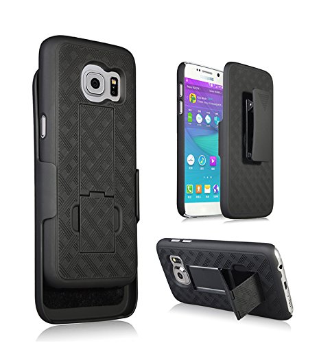Galaxy S7 Case, Egrace Dual Layer Protective Case/Holster Combo with Kickstand and Locking Belt Swivel Clip for Samsung Galaxy S7