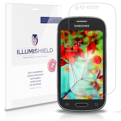 iLLumiShield - Samsung Galaxy Light Screen Protector Japanese Ultra Clear HD Film with Anti-Bubble and Anti-Fingerprint - High Quality (Invisible) LCD Shield - Lifetime Replacement Warranty - [3-Pack] OEM / Retail Packaging