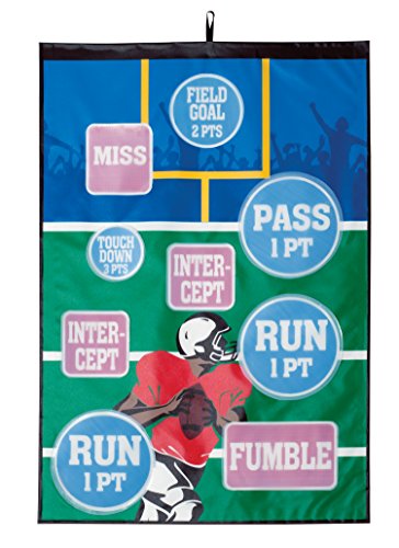 Indoor Outdoor Over the Door Football Target Challenge Game - Best Birthday Bachelorette Party Games for Adults Kids Family Children Fun Activities Foot Ball Throwing Toss Sport by Perfect Life Ideas