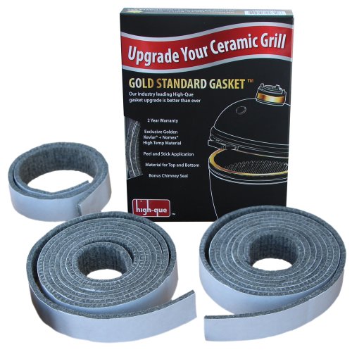Gold Standard High Heat Gasket with Adhesive for Large Big Green Egg with Kevlar and Nomex New for 2014
