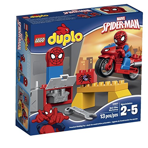 LEGO Super Heroes Spider-Man Web-Bike Workshop Building Kit