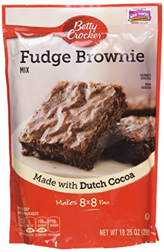Betty Crocker Fudge Brownie Mix, 10.25-ounce Pouches (Pack of 3)