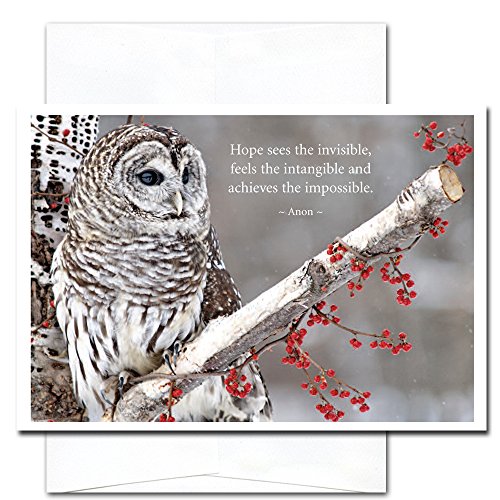 Hope: New Year Holiday Cards - box of 10 cards & envelopes