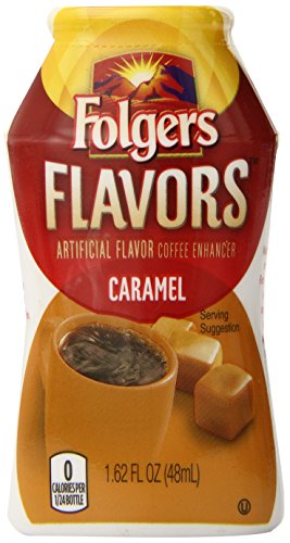 Folgers Flavors Coffee Enhancer Bottle, Caramel, 1.62 Fluid Ounce