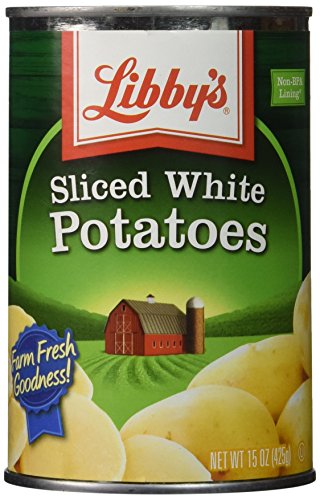 Libby's Sliced White Potatoes, 15-Ounce Cans (Pack of 12)