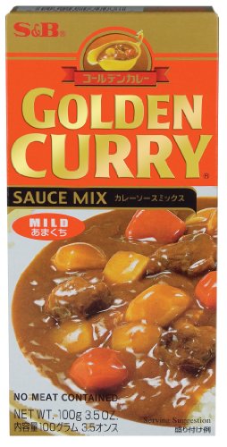 S & B Golden Curry, Mild, 3.5-Ounce Units (Pack of 12)
