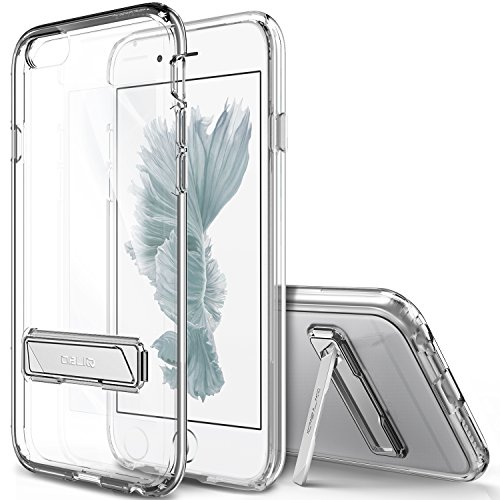 iPhone 6S Plus Case, OBLIQ [Naked Shield][Clear][Metal Kickstand] Thin Slim Fit Crystal Clear Case + TPU Bumper Armor Protection Hybrid case for Apple iPhone 6S Plus (2015) & iPhone 6 Plus(2014)