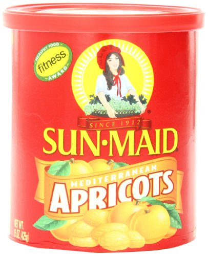 Sun Maid Mediterranean Apricots, 15-Ounce Canisters (Pack of 4)