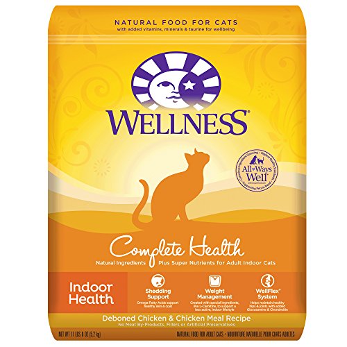 Wellness Complete Health Indoor Chicken Natural Dry Cat Food, 11.5-Pound Bag