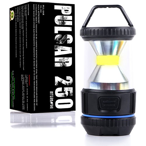 Internova Pulsar 250 Micro 360 Degree LED Camping and Emergency Lantern - The Brightest Most Versatile 360 Degree Tent Light Available - Backpacking - Hiking - Auto - Home - College