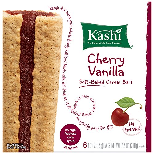Kashi Cereal Bars, Cherry Vanilla, 6 Bars (Pack of 3)