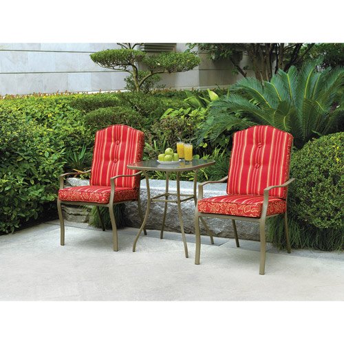 3 Piece Bistro Set Is a Smart Touch to Your Garden Layout & Backyard Design Ideas.