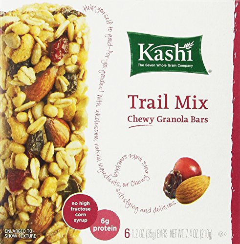 TLC All Natural Chewy Granola Bars, Trail Mix, 6 - 1.2 oz (35 g) Bars