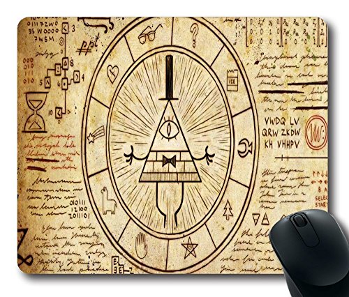 Schoolsupplies Gravity Falls Bill Cipher Custom Standard Oblong Gaming Mousepad in 220mm*180mm*3mm