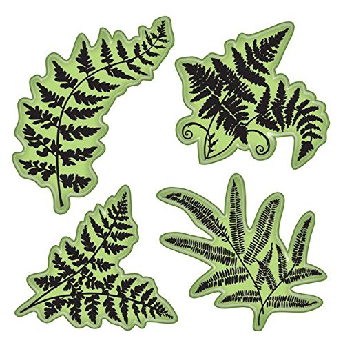 Stamping Gear 4 x 4-inch INKA Ferns Cling Stamp