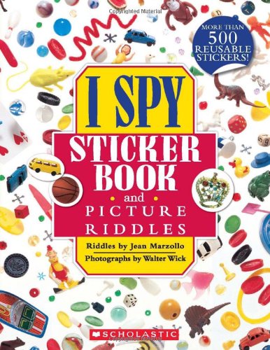 I Spy Sticker Book and Picture Riddles