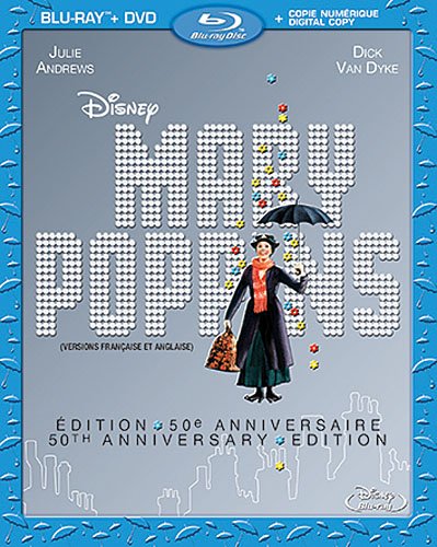 Mary Poppins: Édition 50e Anniversaire (Bilingual) [Blu-ray + DVD + Copie numérique]