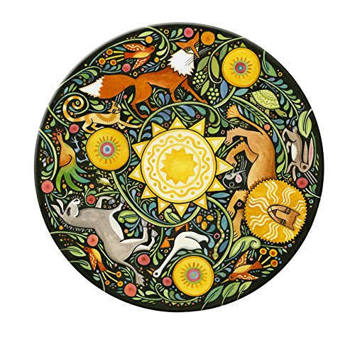 Hadley Table AESOP'S FABLES Hard Placemats, ROUND, SET OF 4
