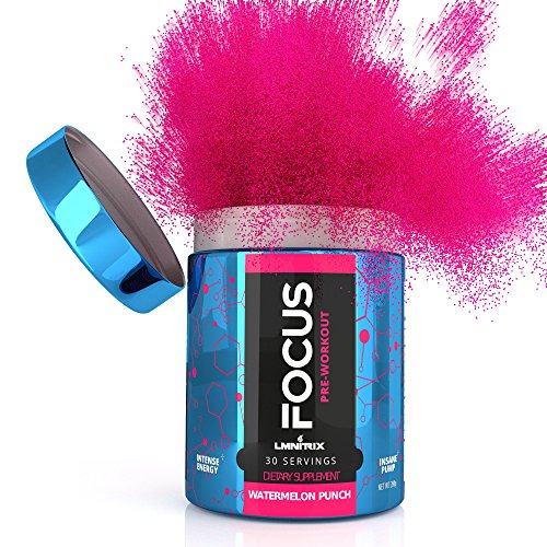 FOCUS ? Pre-Workout Supplement ? For Men & Women - Guaranteed Results ? Best Tasting Powder For Strength, Energy, and Endurance ? 30 servings